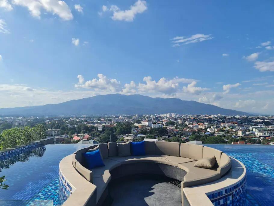 Astra Sky River High Floor,3 Bedrooms 97㎡ 山景房带浴缸 Chiang Mai Buitenkant foto
