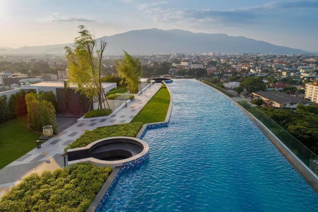 Astra Sky River High Floor,3 Bedrooms 97㎡ 山景房带浴缸 Chiang Mai Buitenkant foto